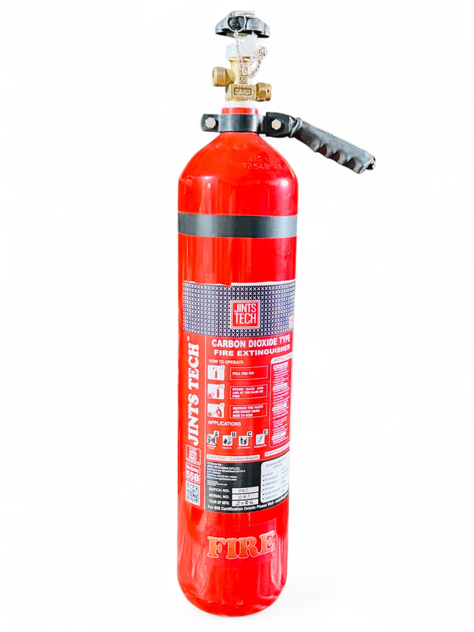 4.5KG CARBON DIOXIDE TYPE FIRE EXTINGUISHERS