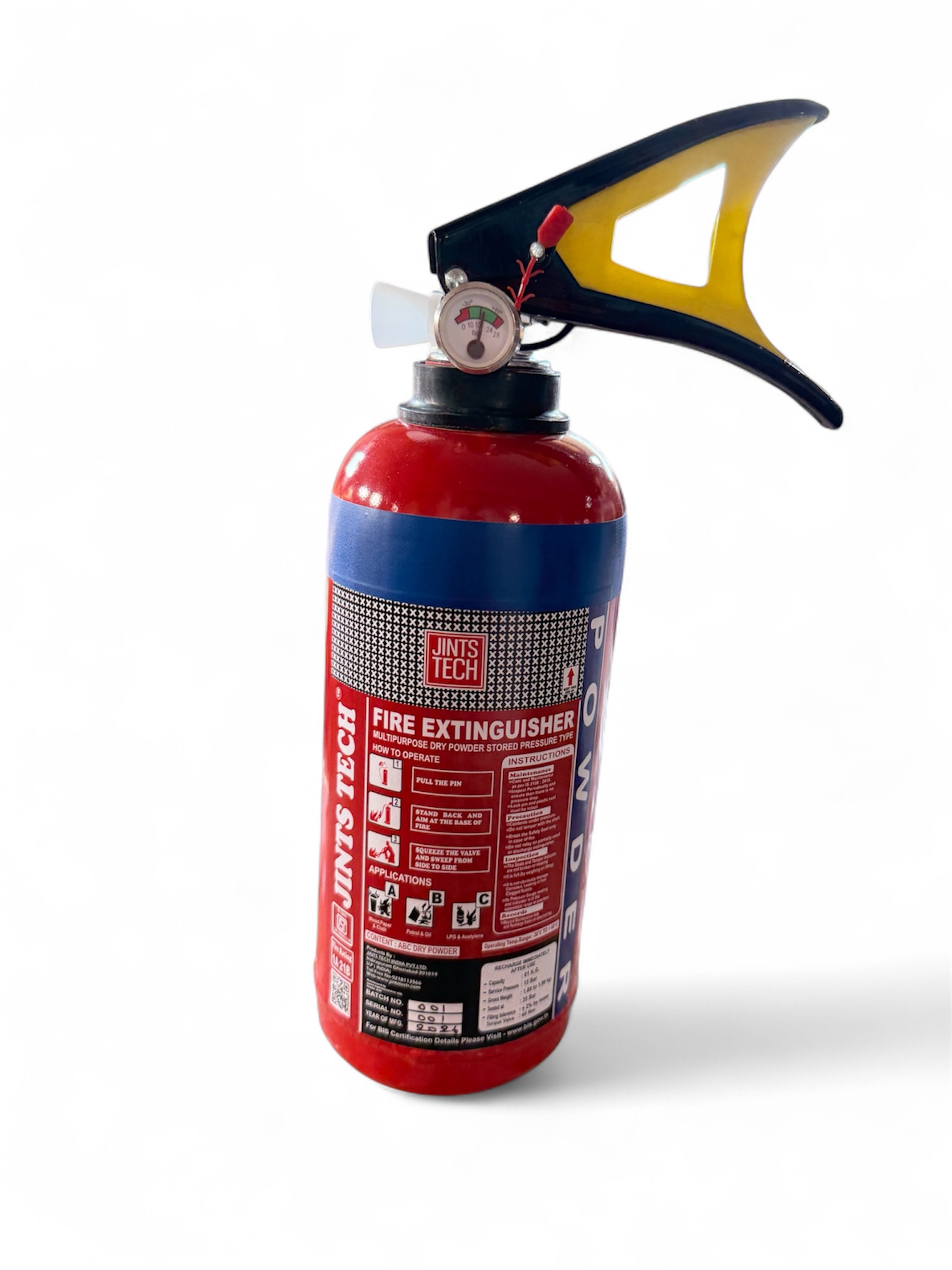 1KG Multi Purpose ABC Stored Pressure Type Fire Extinguishers 