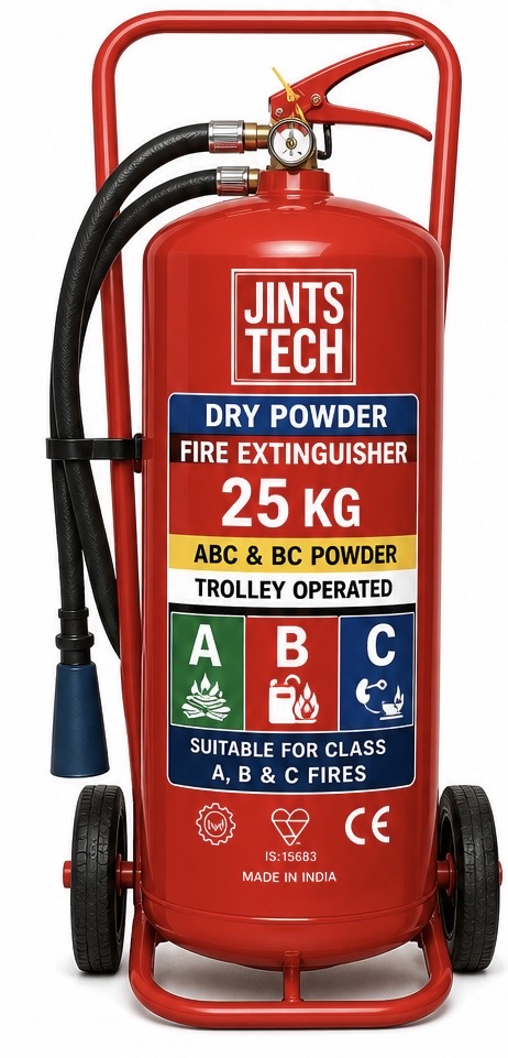 25 KG ABC & BC TROLLY FIRE EXTINGUISHERS