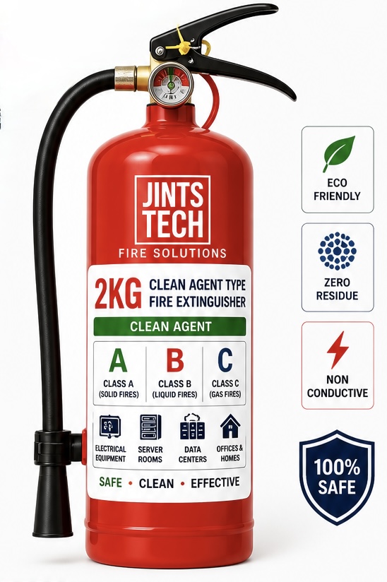 2KG CLEAN AGENT TYPE FIRE EXTINGUISHER