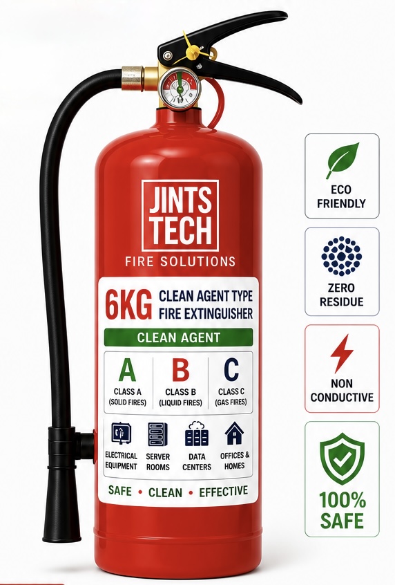 6KG CLEAN AGENT TYPE FIRE EXTINGUISHER